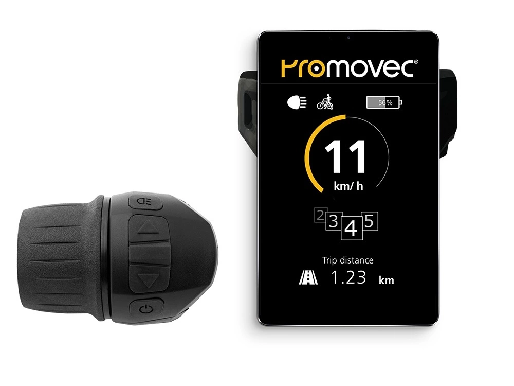 Promovec Connect+ Centerdisplay M. Gashåndtag 3 Promovec Connect+ Centerdisplay M. Gashåndtag