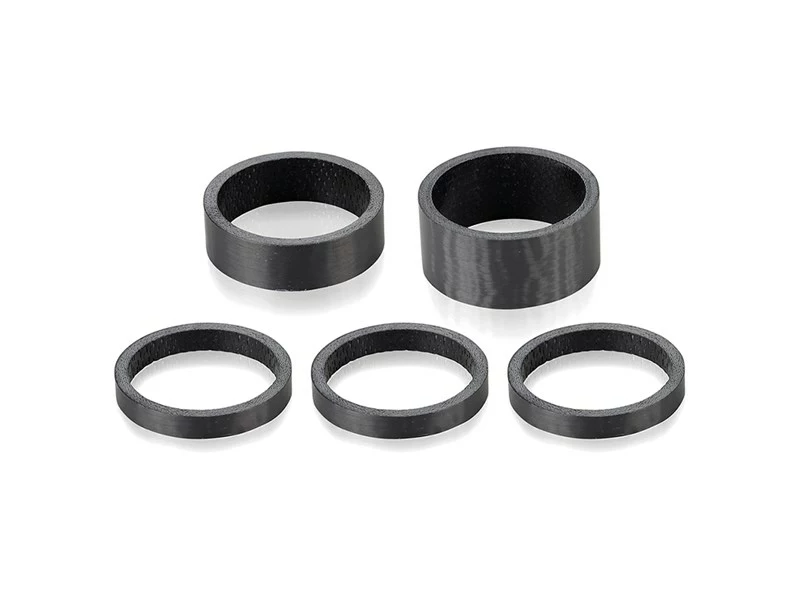 XLC Carbon Spacer Set, Black 3 XLC Carbon Spacer Set, Black