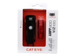 Cateye Ampp/Viz Lygtesæt, 200/100 Lumen 7 Cateye Ampp/Viz Lygtesæt, 200/100 Lumen -Specialized Salgsbutik 8900030 2 1