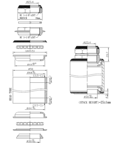 Universal Semi-Integreret Styrfittings, 1 1/8" 7 Universal Semi-Integreret Styrfittings, 1 1/8" -Specialized Salgsbutik 989 1 split