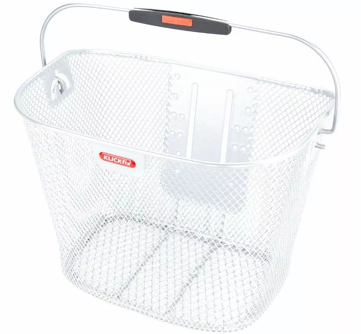 Klickfix Uni White Cykelkurv, 16L 4 Klickfix Uni White Cykelkurv, 16L - Billede 2