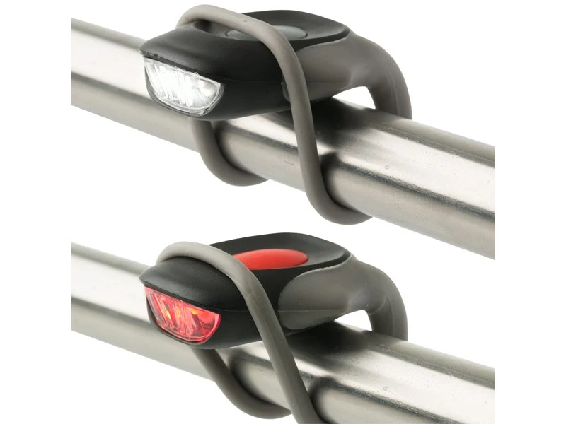 Abus Mini Star Black Lygtesæt 3 Abus Mini Star Black Lygtesæt