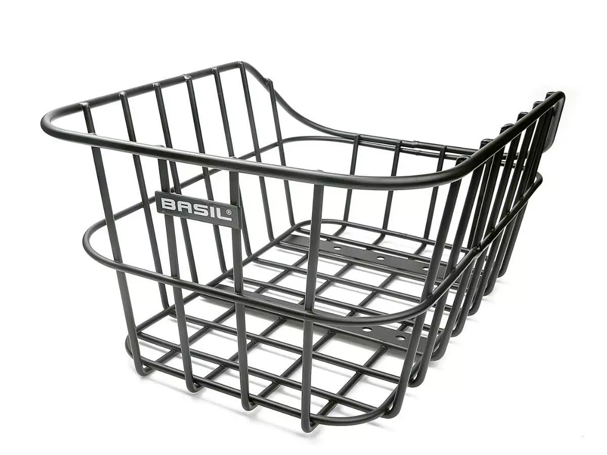 Basil Cento Black Alu Cykelkurv, 30L 4 Basil Cento Black Alu Cykelkurv, 30L - Billede 3